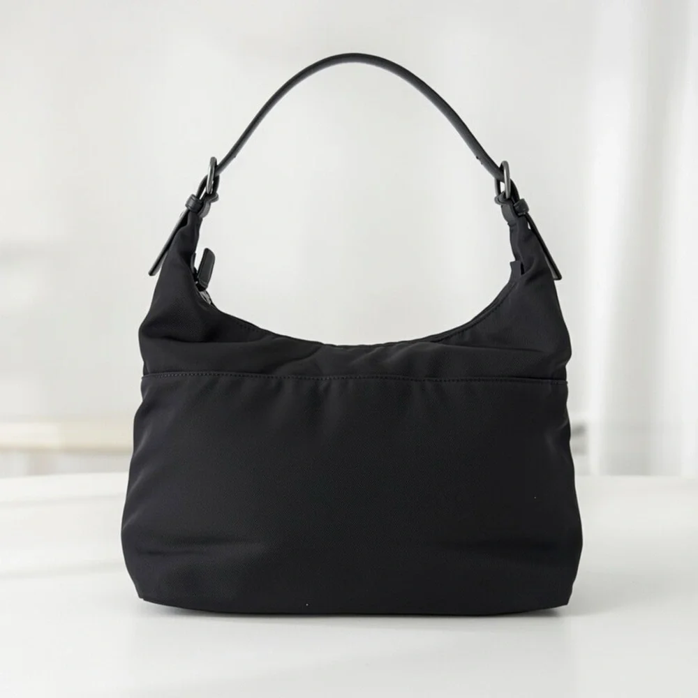 Vintage Coach Mercer Black Nylon Hobo Bag – Style 7422 (Y2K Era) - Picture 1 of 11